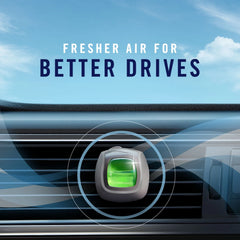 Febreze Car Odor-Fighting Air Freshener Vent Clip, Linen & Sky, 1 count