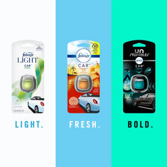 Febreze Auto Odor-Eliminating Car Freshener Vent Clip, Ocean Breeze, .06 oz, 2 Pack