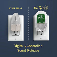 Febreze Plug in Air Fresheners, Ocean, Odor Eliminator for Strong Odors, Scented Oil Refill (3 Count)