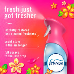Febreze Air Mist Air Freshener Spray, Gain Island Fresh, 8.1oz, 2 Count