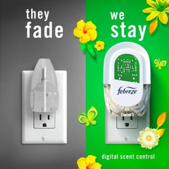 2X - Febreze Gain Original Scent Odor Fighting Fade Defy PLUG Air Freshener Oil Refills 3 pk / 0.87 fl oz
