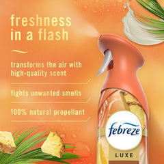 Febreze Odor-Fighting Room Spray, Tropical Blend Scent, 8.8 oz, 2 Count