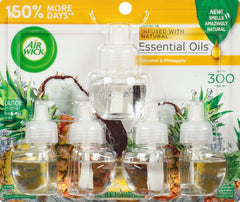 Air Wick Scented Oil Coconut & Pineapple 5CT Refill