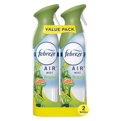 Febreze Air Freshener Spray, Odor-Fighting Room Spray, Gain Original, 8.8oz, 2 Count