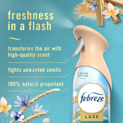 Febreze Air Freshener Spray, Odor-Fighting Room Spray, Warm Ocean Breeze Scent, 8.8oz, 1 Count