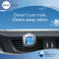 Febreze Car Air Freshener Vent Clips, Original Old Spice Scent, 2 count