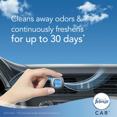 Febreze Car Air Freshener Vent Clip, Bora Bora Waters, 2 Count