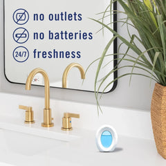 Febreze Bath Air Freshener, Odor-Fighting Ocean Scent, 2 Count