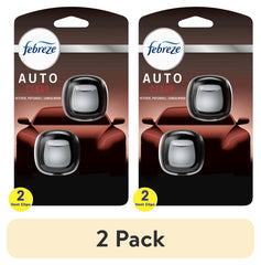 Febreze AUTO Car Air Freshener, Odor-Fighting Car Vent Clip, Cedar, 2 Count