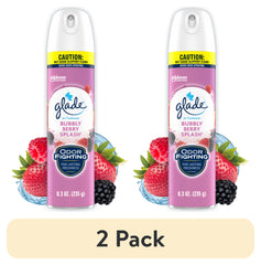 Glade Air Freshener Spray, Stocking Stuffers, Bubbly Berry Splash Scent, Fragrance Infused with Essential Oils, 8.3 oz