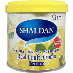 80g Yellow Limonene Gel Can Room / Car Air Freshener with Lemon Scent