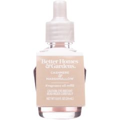 (3 pack) Better Homes & Gardens Aroma Accents Oil Refill 24 mL, Cashmere & Marshmallow