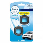 Febreze Car Odor-Eliminating Air Freshener, Linen and Sky, 2 Ct