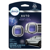 Febreze Car Odor Eliminating Air Freshener, Midnight Storm, 2 Count