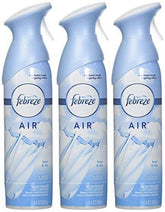 Febreze Odor-Eliminating Air Freshener Spray, Linen and Sky, 8.8 oz (Pack of 3)