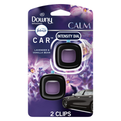 Febreze Odor Eliminating Car Air Freshener, Lavender & Vanilla Bean, 0.7 fl oz, 2 Count