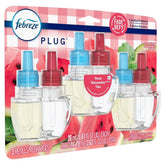 2X - Febreze Plug Triple Refill Air Freshener Sweet Watermelon Vine - 3ct