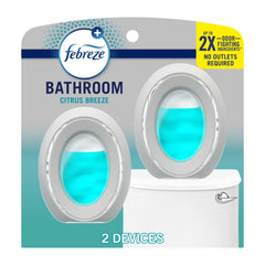 Febreze BATH Air Freshener, Odor-Fighting, Kitchen Odor Fighter Scent, 2 Count