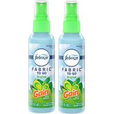 Febreze To Go Fabric Refresher 2.8 Ounce Spray, Gain Original Scent (Pack Of 2)