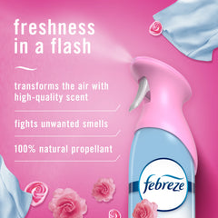 Febreze Odor-Fighting Air Freshener, with Downy Scent, April Fresh, Pack of 2, 8.8 fl oz Each