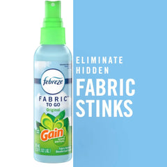 Febreze To Go Fabric Refresher 2.8 Ounce Spray, Gain Original Scent (Pack Of 2)