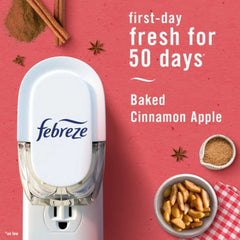 Febreze Odor-Fighting Fade Defy PLUG Air Freshener Apple Cider Oil Refill