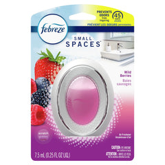 Febreze Small Spaces Air Freshener Wild Berries Odor Eliminator for Strong Odors (Pack of 6)