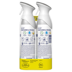 Febreze Air Freshener Spray, Odor-Fighting Room Spray, Heavy Duty Crisp Clean, 8.8oz, 2 Count