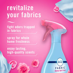 Febreze Fabric Spray Air Freshener Odor-Fighting Fabric Refresher Downy April Fresh 23.6 fl oz - 3 count