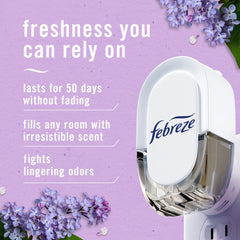 Febreze Plug In Air Freshener Scented Oil Refill Lilac Sunrise