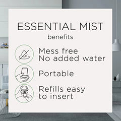 Air Wick Essential Mist Scented Oil Air Freshener Diffuser Refills, Linen and Petals, 3 Count