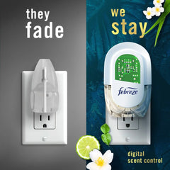 Febreze Plug Odor-Fighting Scented Oil Air Freshener Dual Refill Rainforest - 1.75 fl oz