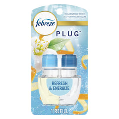 2 Pack Febreze Plug In Air Freshener Scented Oil Refill - Refresh & Energize