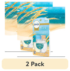 Febreze PLUG Refill Warm Ocean Breeze, Air Freshener, Fade Defy Technology, 1 Count