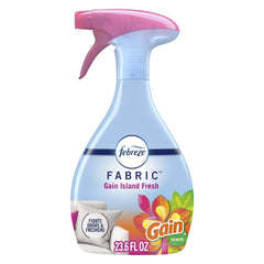 (2pack) Febreze Fabric Spray Air Freshener, Odor-Fighting Fabric Refresher, Gain Island Fresh, 23.6 fl oz