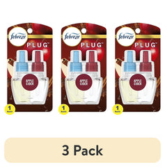 Febreze Plug Refill Odor-Fighting Air Freshener Apple Cider Scent, 1 Count, 0.87 fl oz