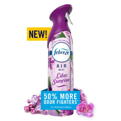 Febreze Air Mist Air Freshener Spray, Lilac Sunrise Scent, 8.1oz