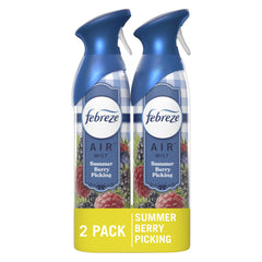 Febreze Air Freshener Spray, Odor-Fighting Room Spray, Sweet Watermelon Vine, 8.8oz, 2 Count