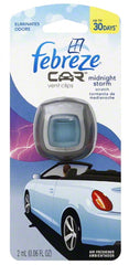 Febreze Car Vent Clip Air Freshener, Midnight Storm 1 ea (Pack of 6)