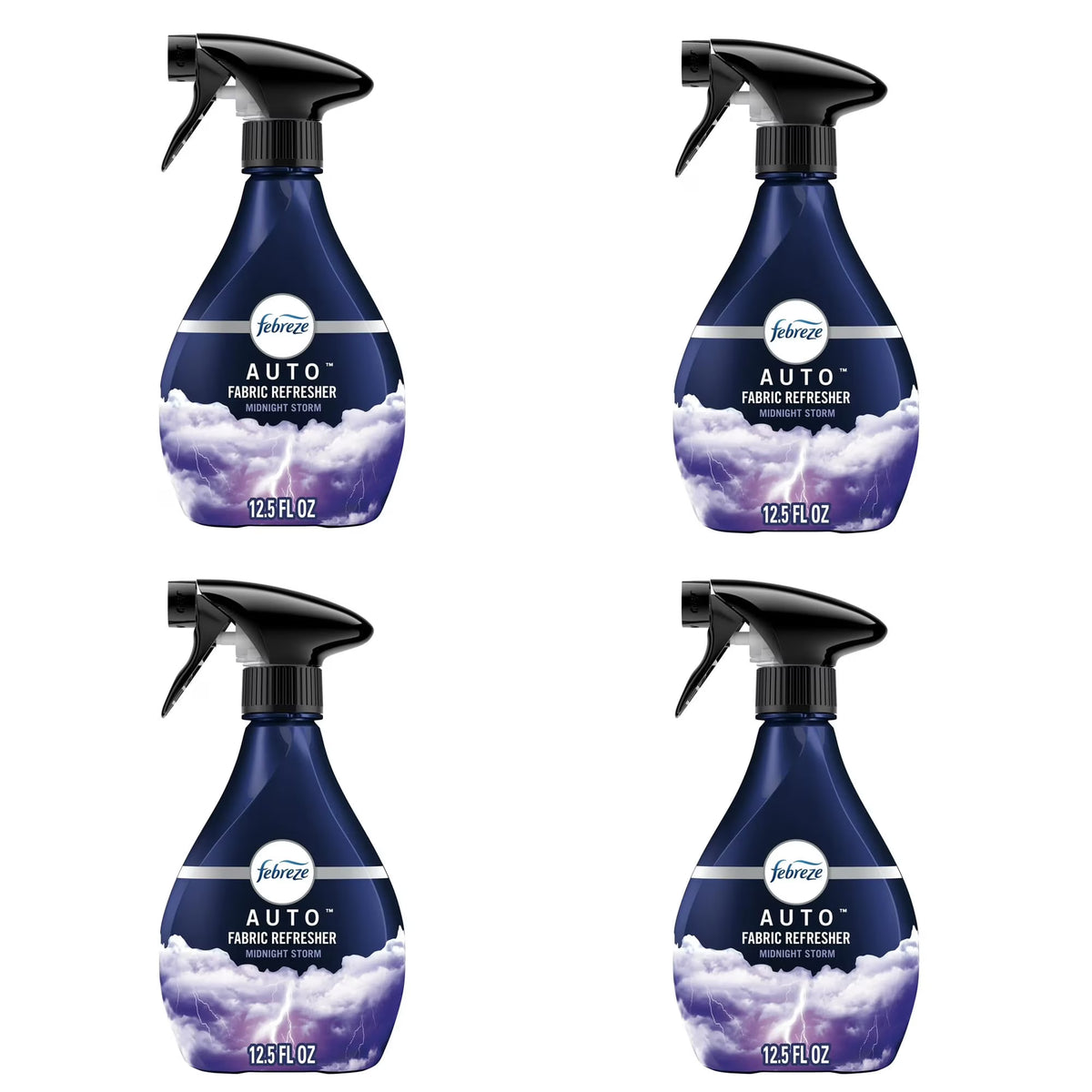 Febreze Fabric 12.5oz. Trigger Spray, Midnight Storm (Pack of 4)