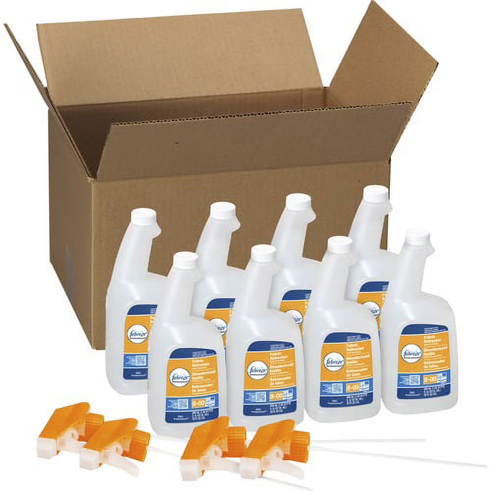 Febreze Fabric Refresher Spray - Spray - 32 fl oz (1 quart) - Fresh Scent - 8 / Carton - White | Bundle of 2 Cartons