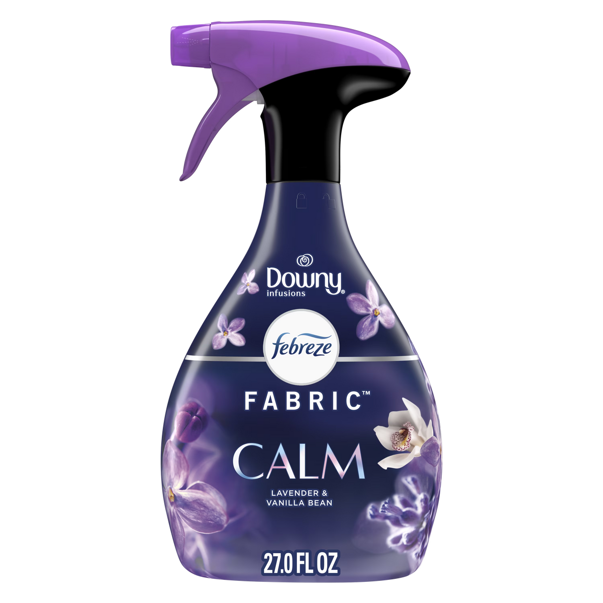 Febreze Fabric Spray Air Freshener, Odor-Fighting Fabric Refresher, Downy Calm, 27 fl oz