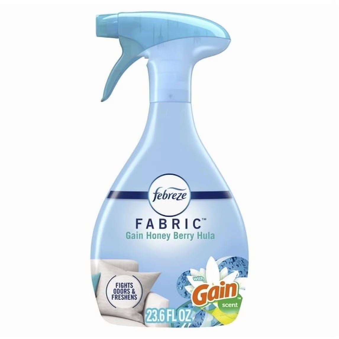 Febreze Fabric Spray Air Freshener, Odor-Fighting, Gain Honey Berry Hula, 23.6 fl oz(2 pack)