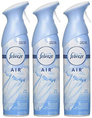 Febreze Odor-Eliminating Air Freshener Spray, Linen and Sky, 8.8 oz (Pack of 3)