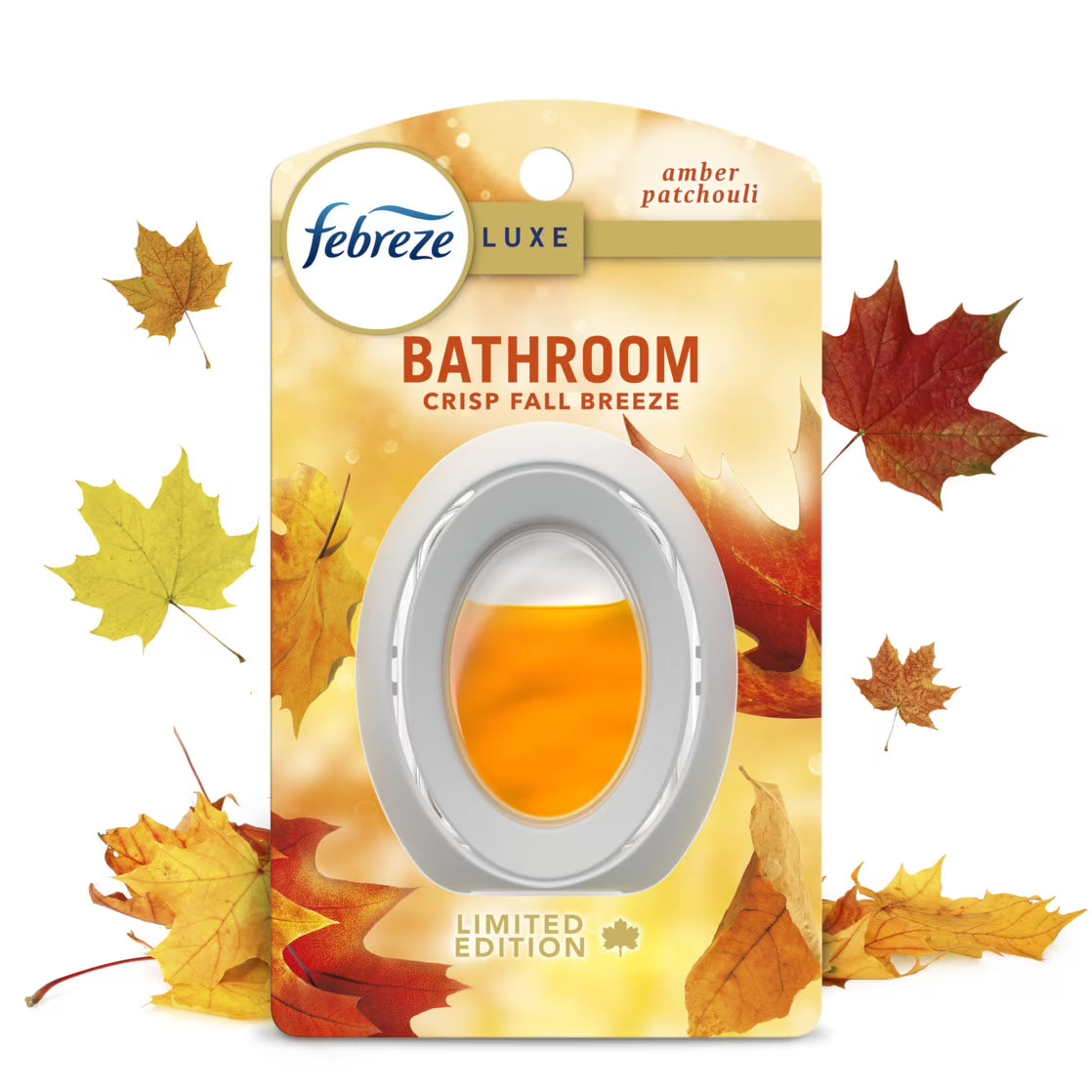 Febreze Bathroom Air Freshener, Odor-Fighting, Crisp Fall Breeze Scent, 1 Count