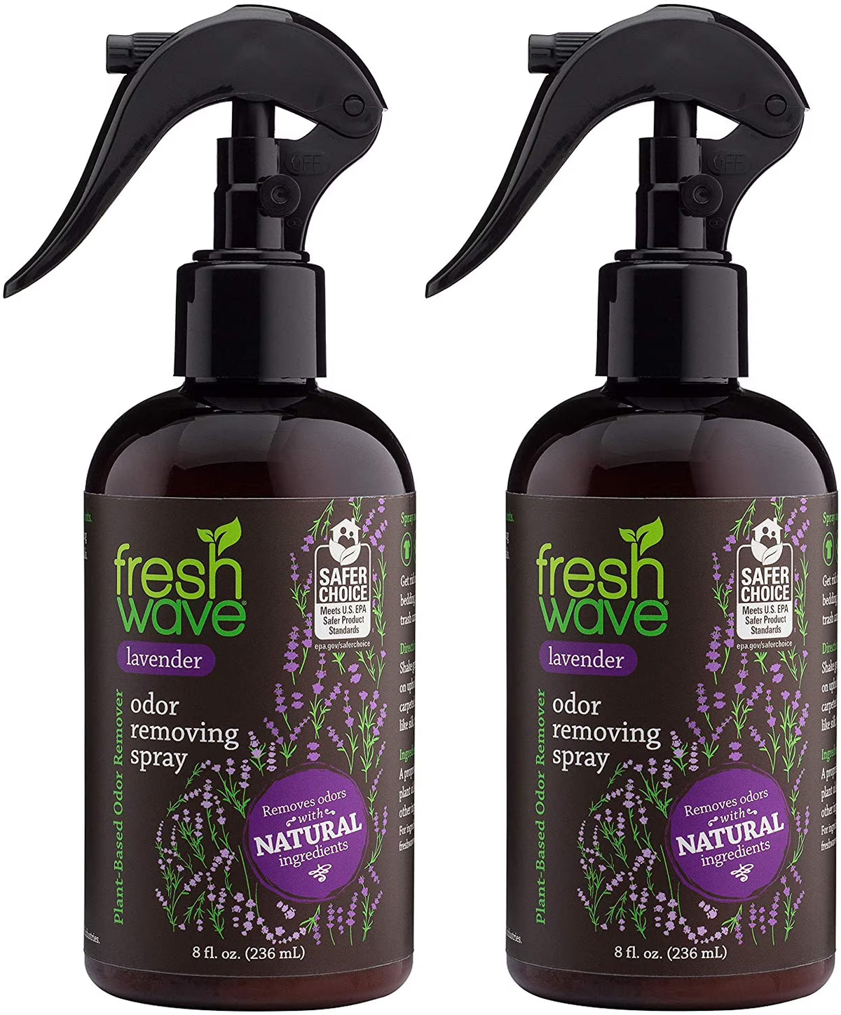 Fresh Wave Natural Ingredients Odor Eliminator Spray and Air Freshener, 8 Fluid Ounce, 2 Count