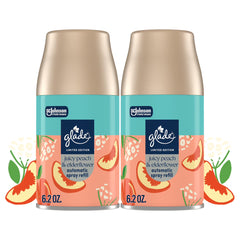 Glade® PlugIns®, Juicy Peach & Elderflower, Large Auto refills, 12.4 oz, 2 Count