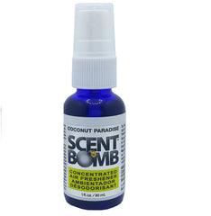 Scent Bomb Coconut Paradise Air Freshener Spray, 1 fl.oz., 4 Count Pack